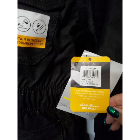 Eddie Bauer Workwear Coat - 3M Thinsulate - Black / XL - 0256 - Picture 16 of 16